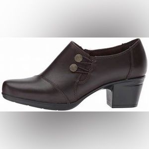 Clark’s Emslie Warren Brown Leather Scandi Girl Shootie Size 10